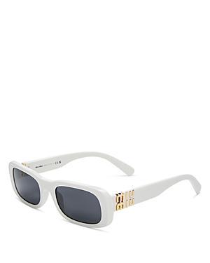 Logo Acetate Rectangular Sunglasses Product Image