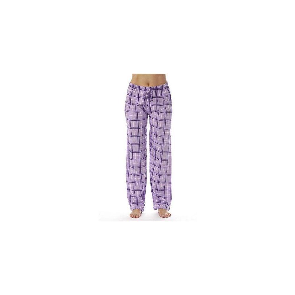 Just Love Womens Plaid Knit Jersey Pajama Pants - 100% Cotton PJs Product Image