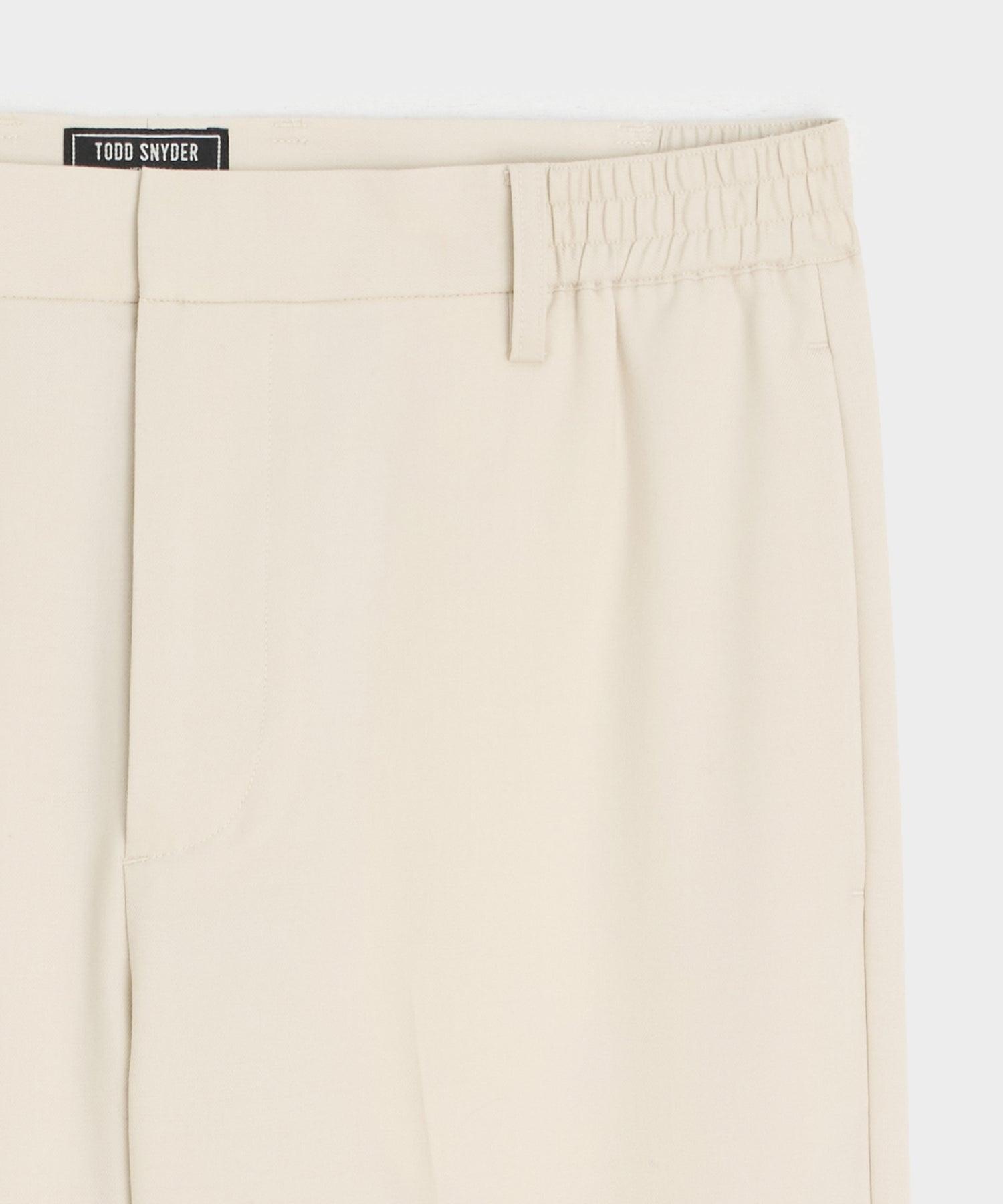 Straight Fit Italian Wool-Cotton Modern Trouser Product Image