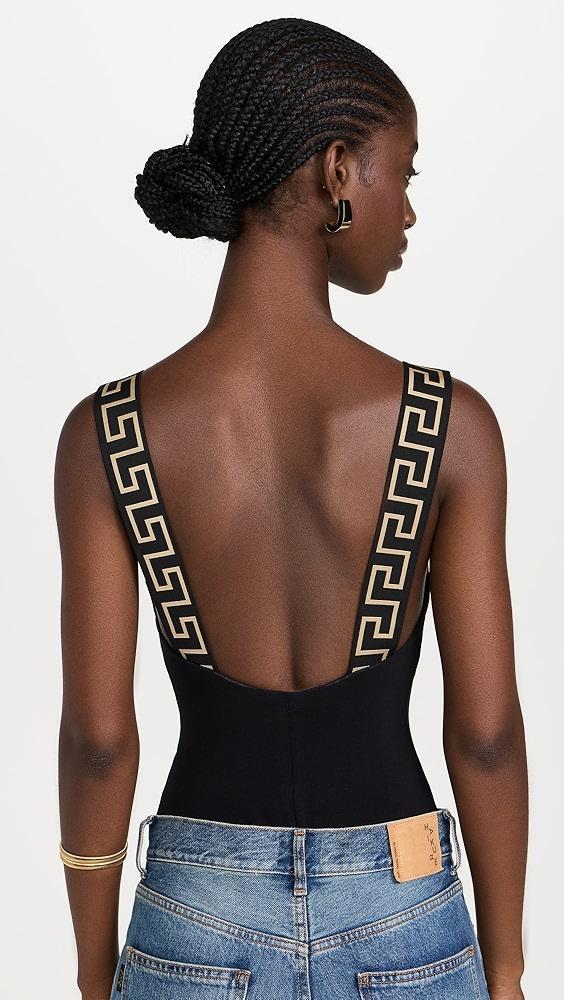 Versace Topeka Jersey Bi-Stretch Bodysuit | Shopbop Product Image