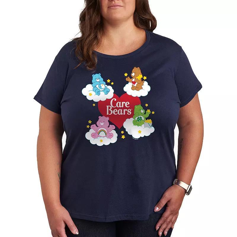 Plus Care Bears Heart And Bear Logo Graphic Tee, Women's,  Product Image