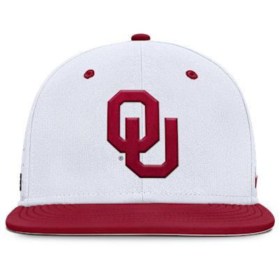 Oklahoma Sooners Dugout True Menâs Nike Men's Dri-FIT College Fitted Hat Product Image