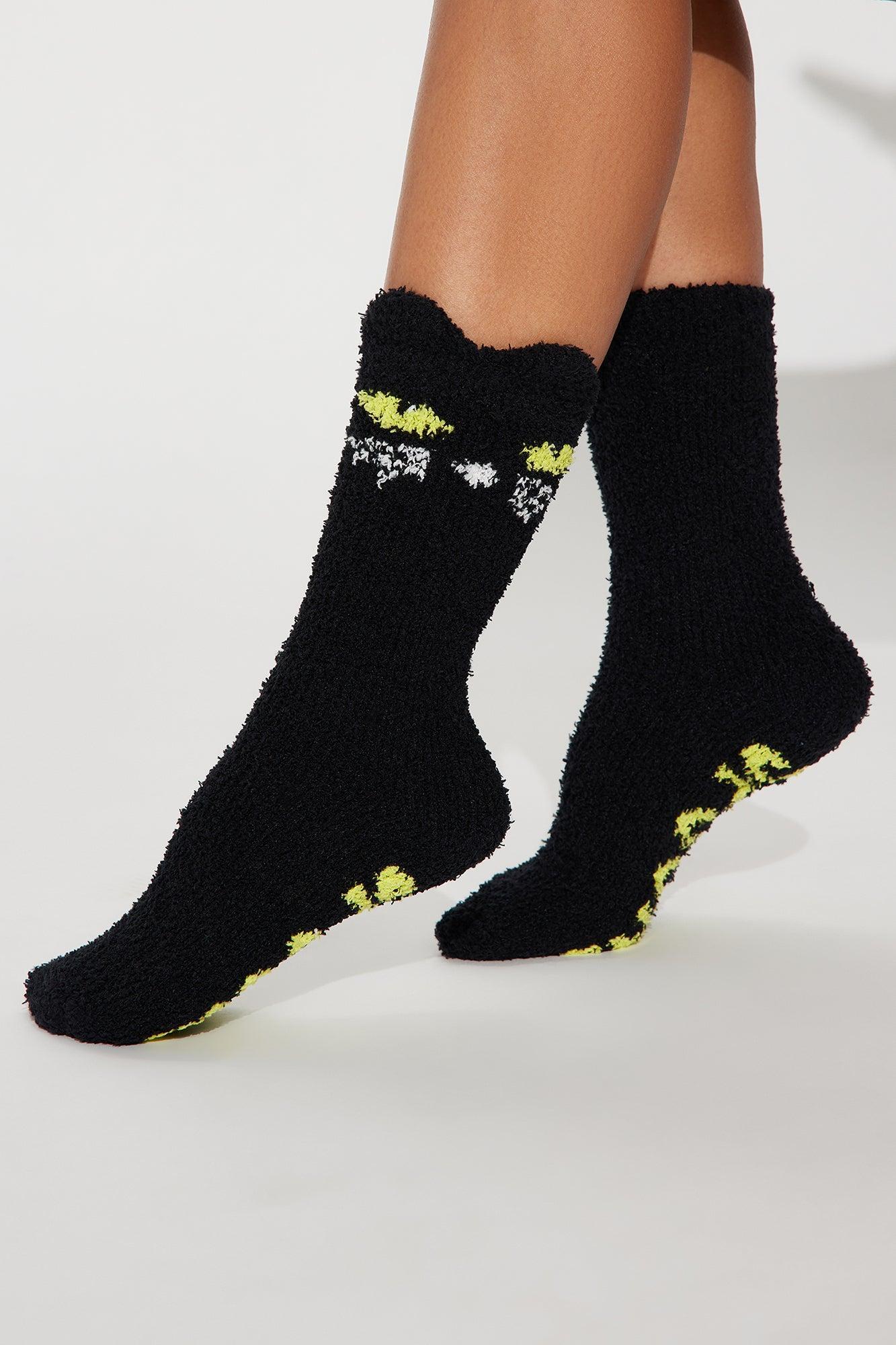 Spooky Nights 3 Pack Socks - Black/Orange Product Image