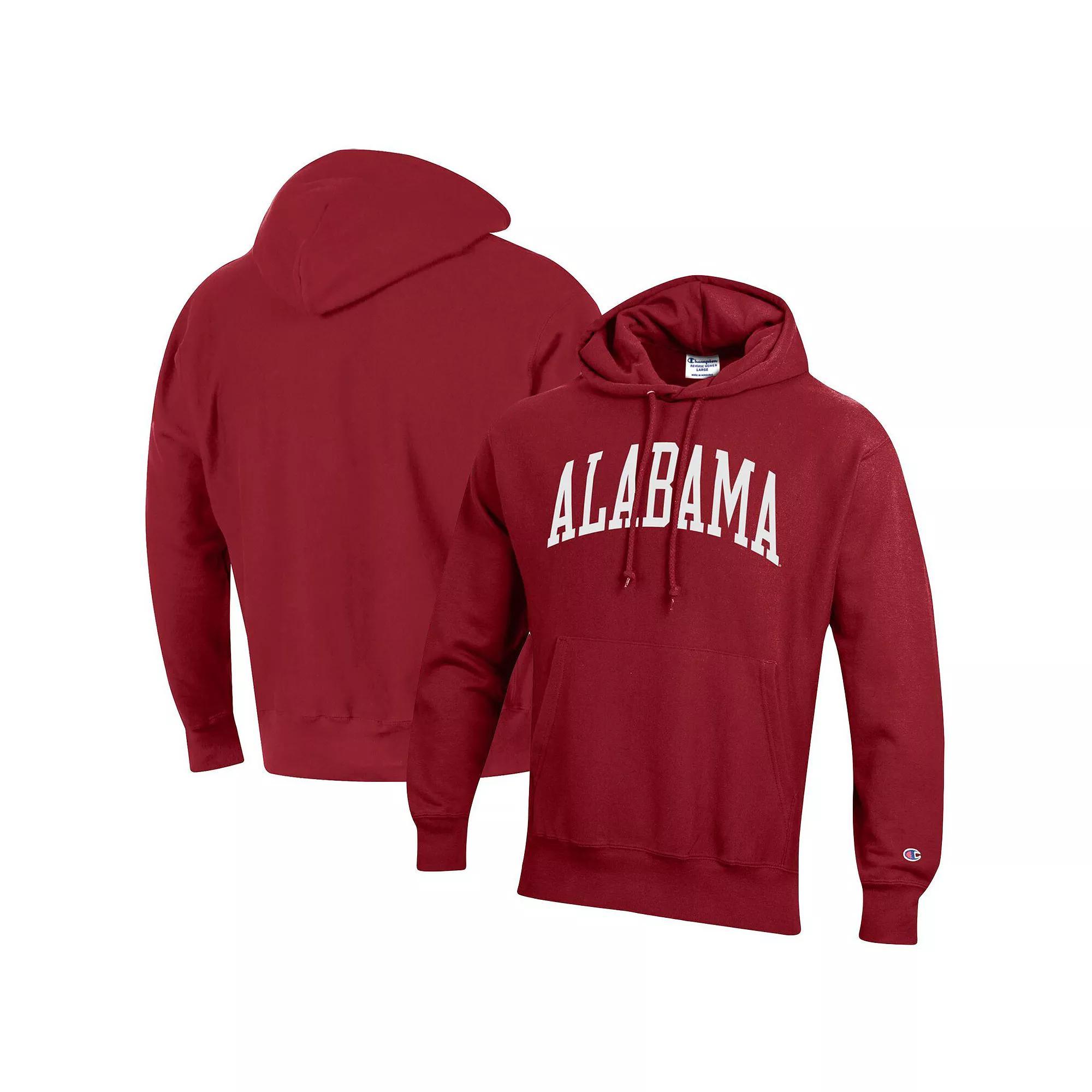 Men's Champion Crimson Alabama Crimson Tide Big & Tall Reverse Weave Fleece Pullover Hoodie Sweatshirt,  Product Image