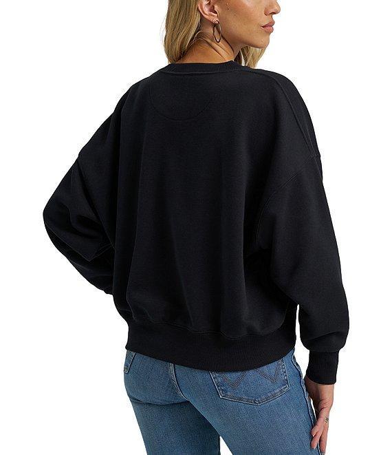 Wrangler® Long Sleeve Crew Neck Everybody Wants To Be A Cowboy T-Shirt Product Image