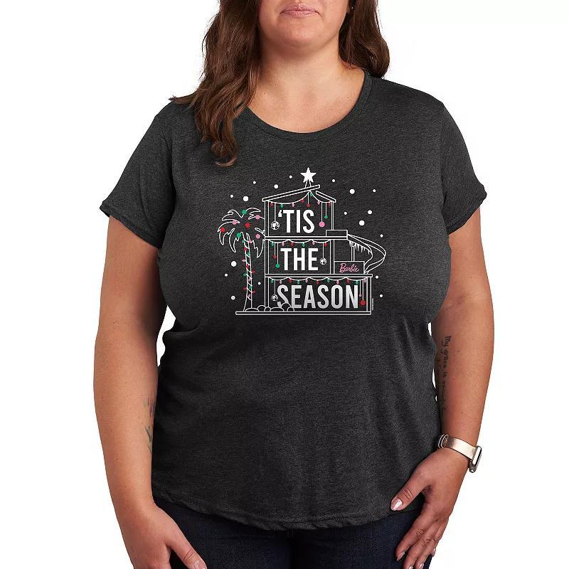 Plus Peanuts Snoopy Christmas Grid Graphic Tee, Women's,  Product Image