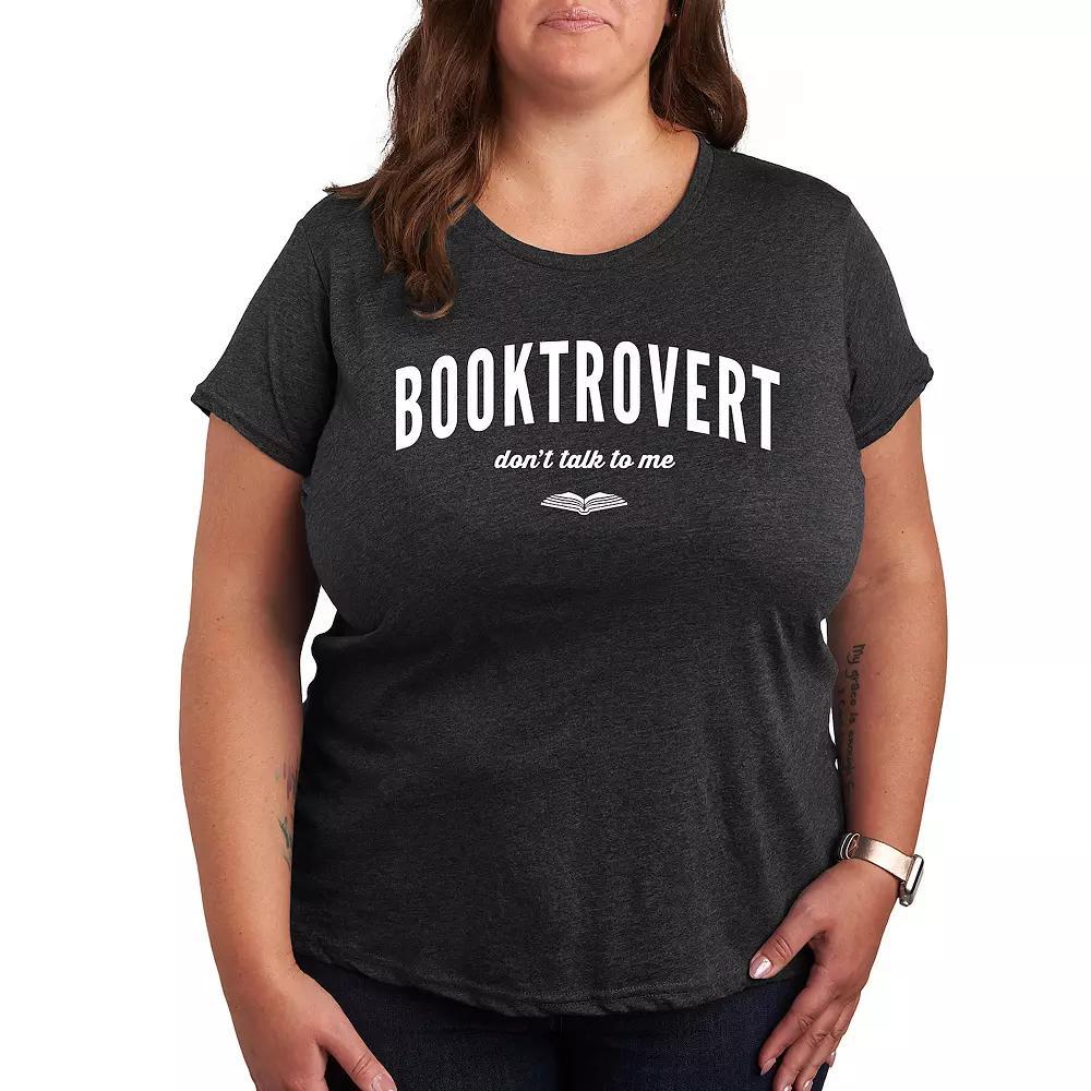 Plus Booktrovert Graphic Tee, Women's,  Product Image