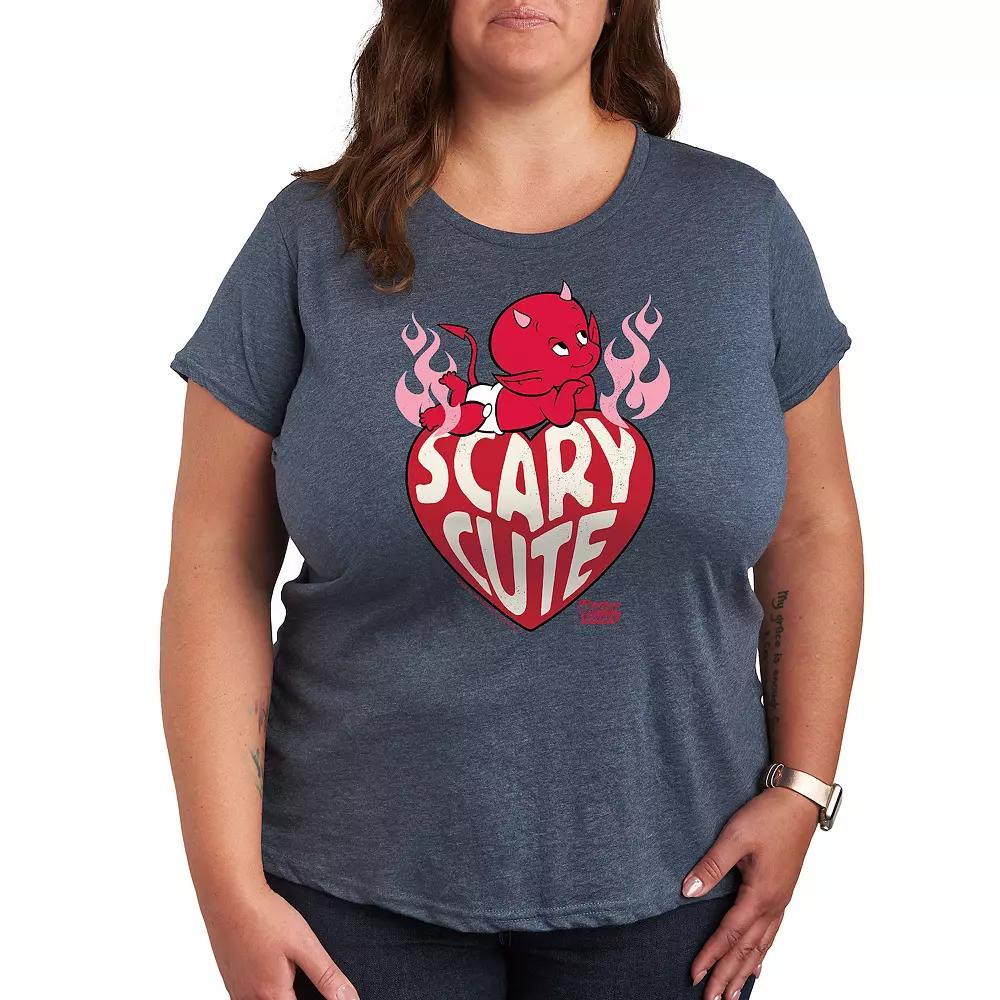 Plus Hot Stuff Scary Cute Graphic Tee, Women's,  Product Image