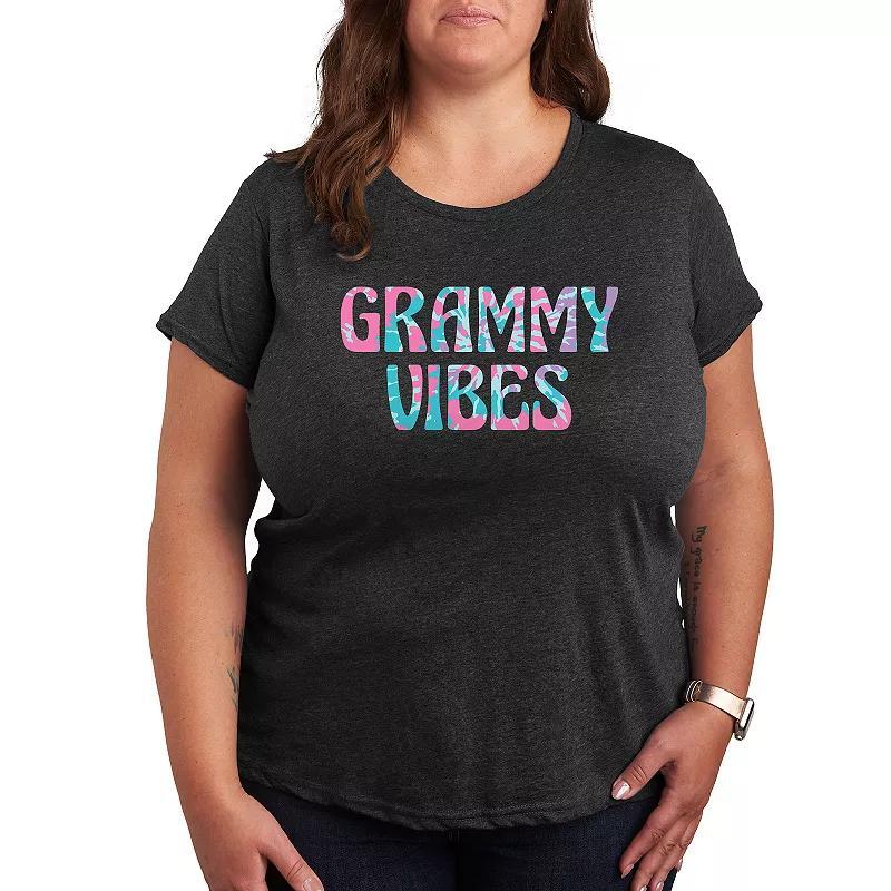 Plus Size Dog Mom University Graphic Tee, Womens Grey Green Product Image