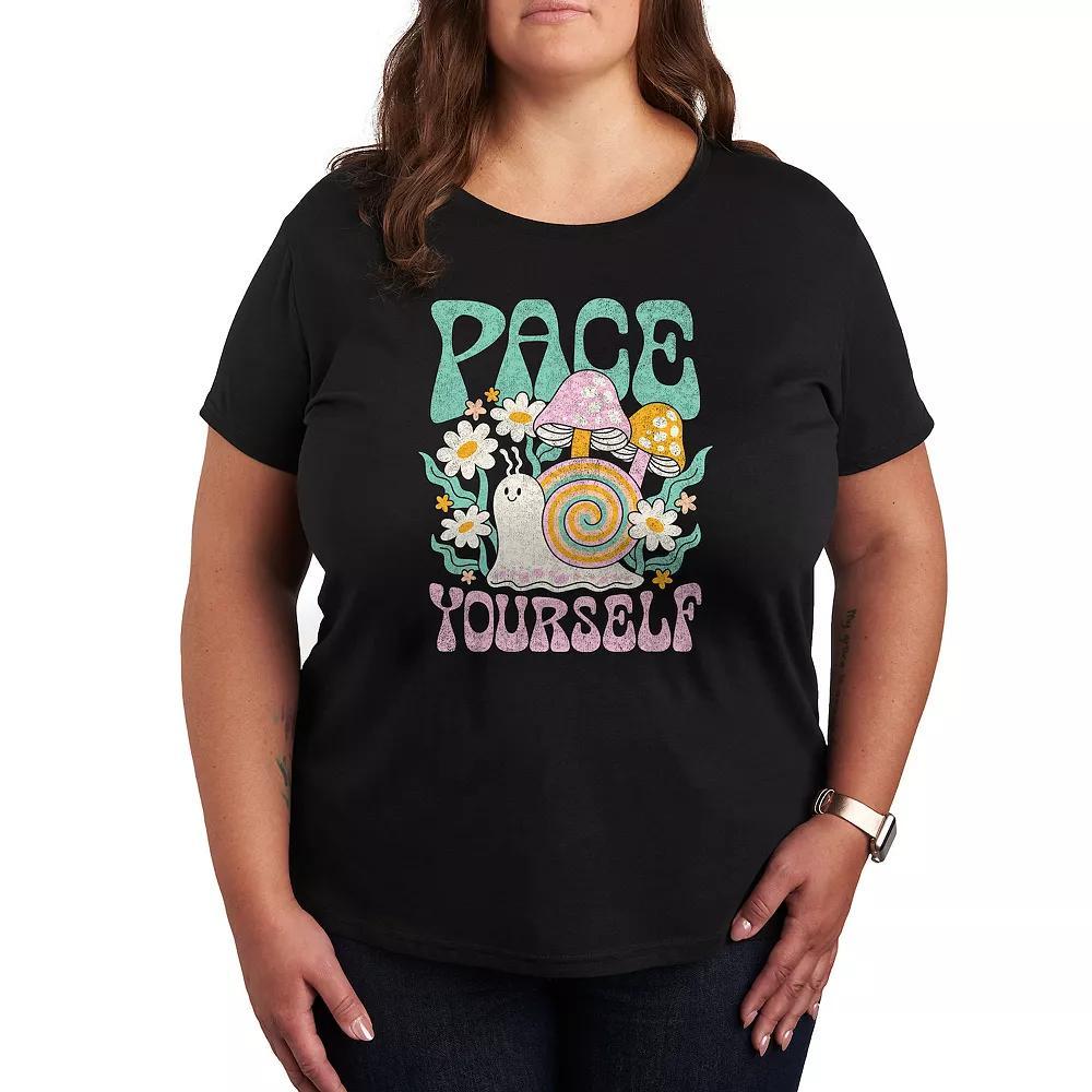 Women's Pace Yourself Snail Graphic Tee,  Product Image