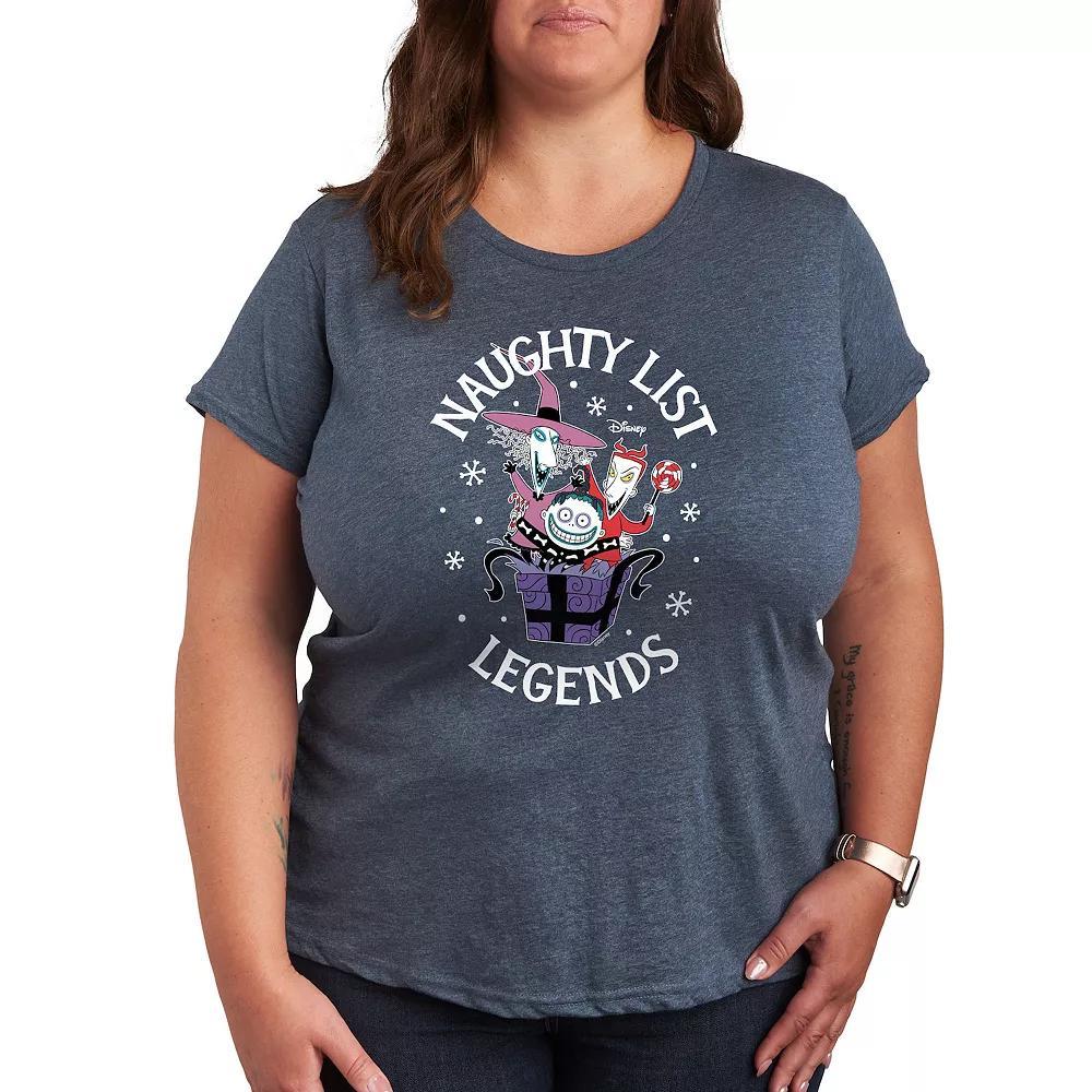 Disney's Nightmare Before Christmas Plus Naughty List Legends Graphic Tee, Women's,  Product Image