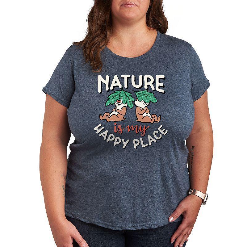 Disney's Chip 'n Dale Plus Nature My Happy Place Graphic Tee, Women's,  Product Image