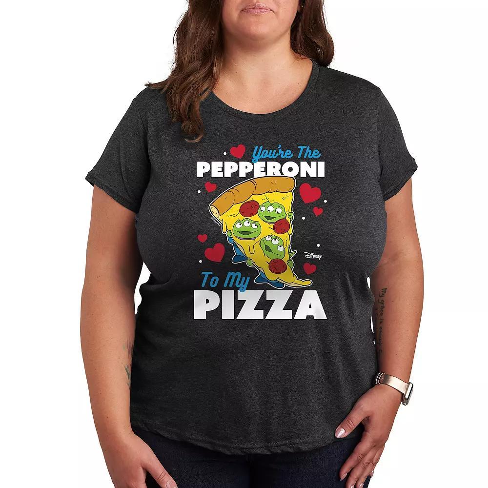 Disney / Pixar's Toy Story Plus Pepperoni To My Pizza Graphic Tee, Women's,  Product Image
