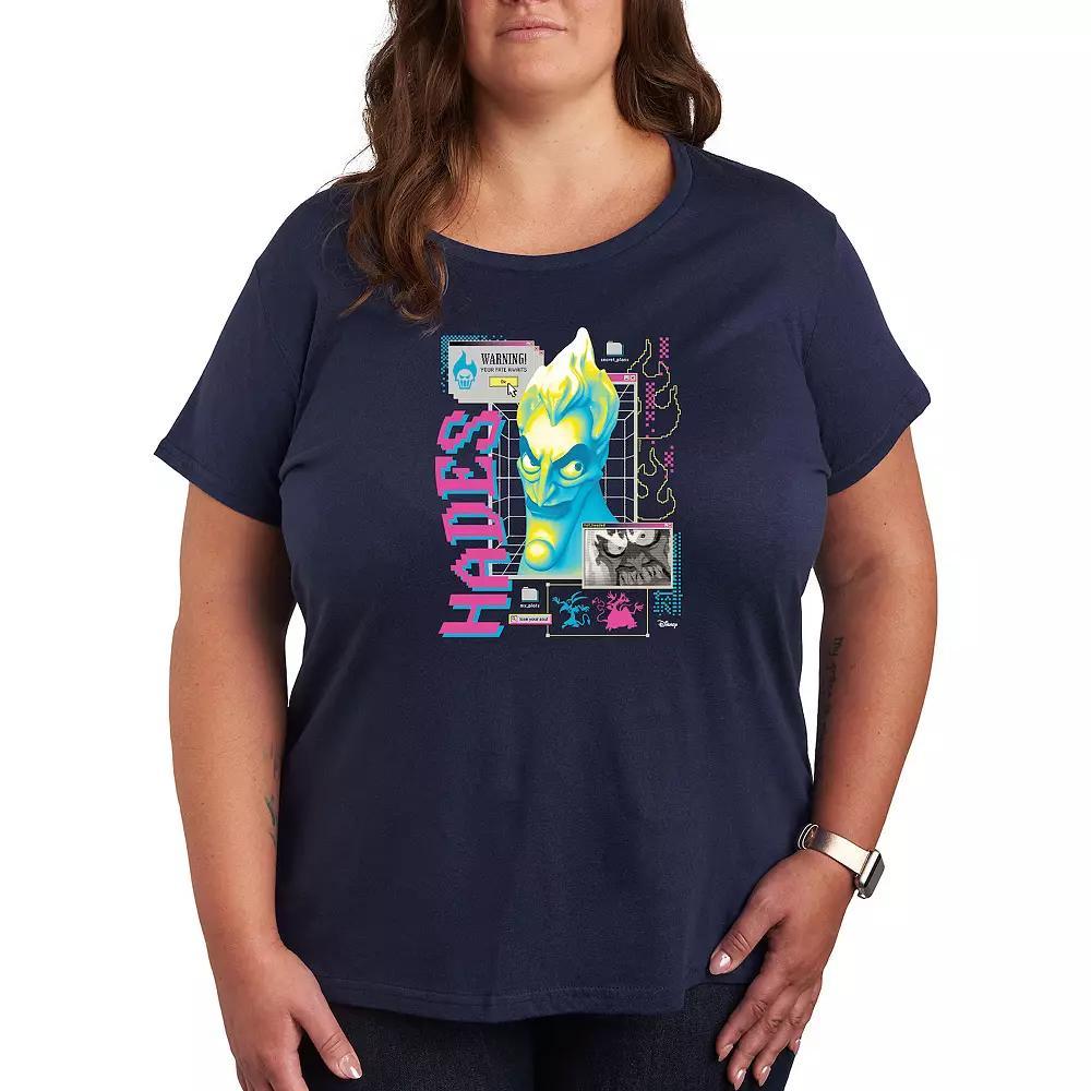 Disney's Hercules Hades Plus Size Graphic Tee, Women's, Size: 3XL, Blue Product Image