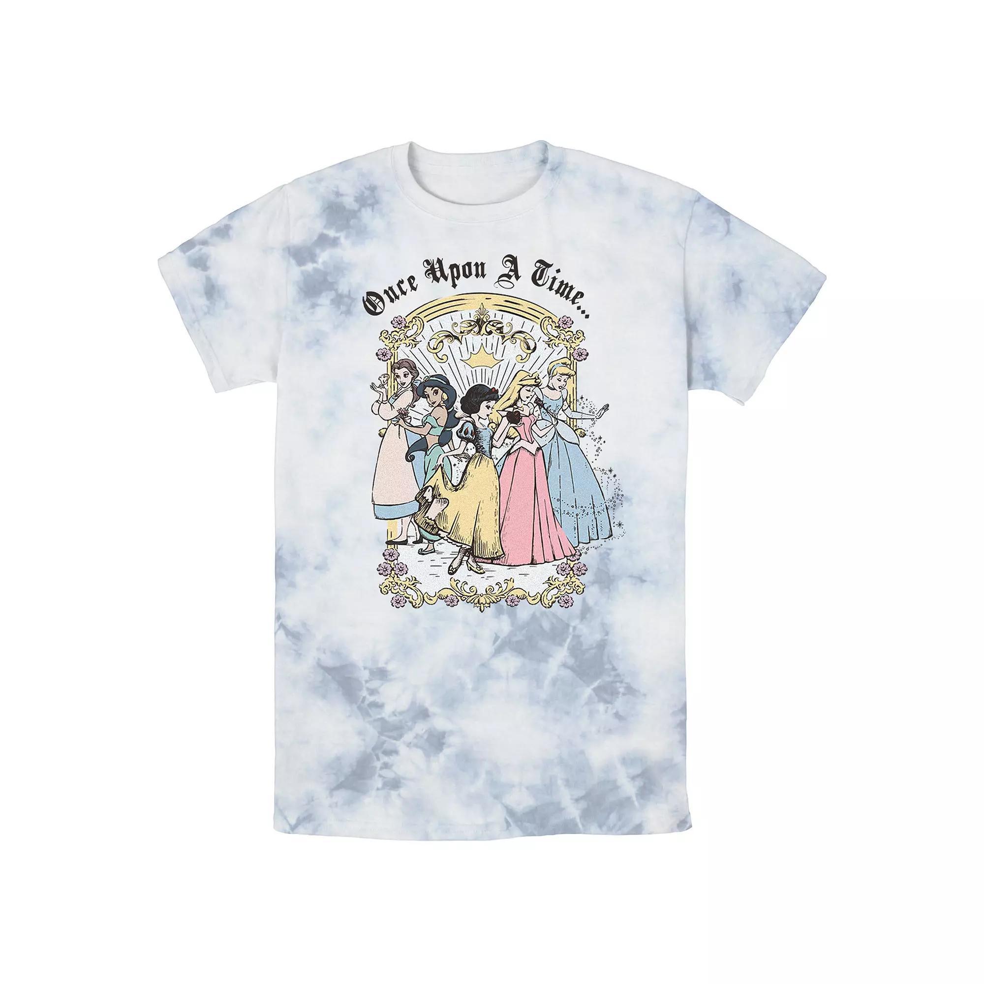 Men's Disney Princess Once Upon A Time Vintage Cartoon Bomabrd Wash Tee, Boy's,  Product Image