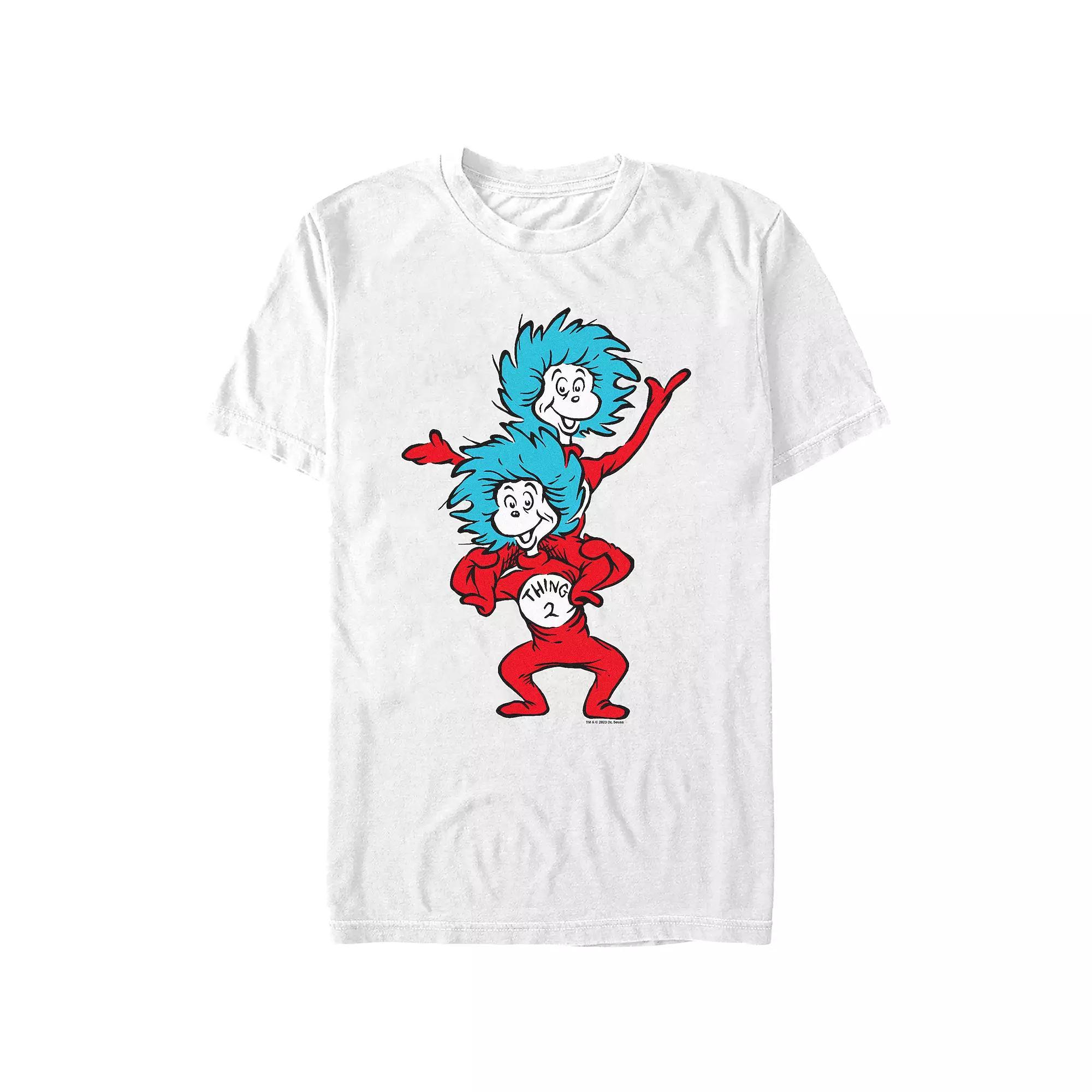 Men's Dr. Seuss Thing 1 And Thing 2 Graphic Tee,  Product Image