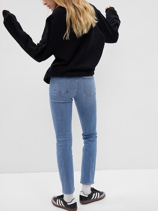 Mid Rise Classic Straight Jeans Product Image