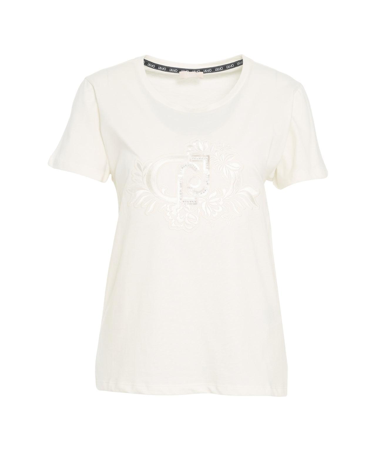 T-shirt with sequin application Product Image