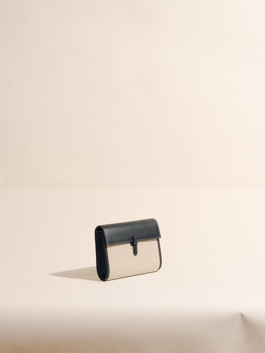 The Small Soft Clutch in Natural Fiber Product Image