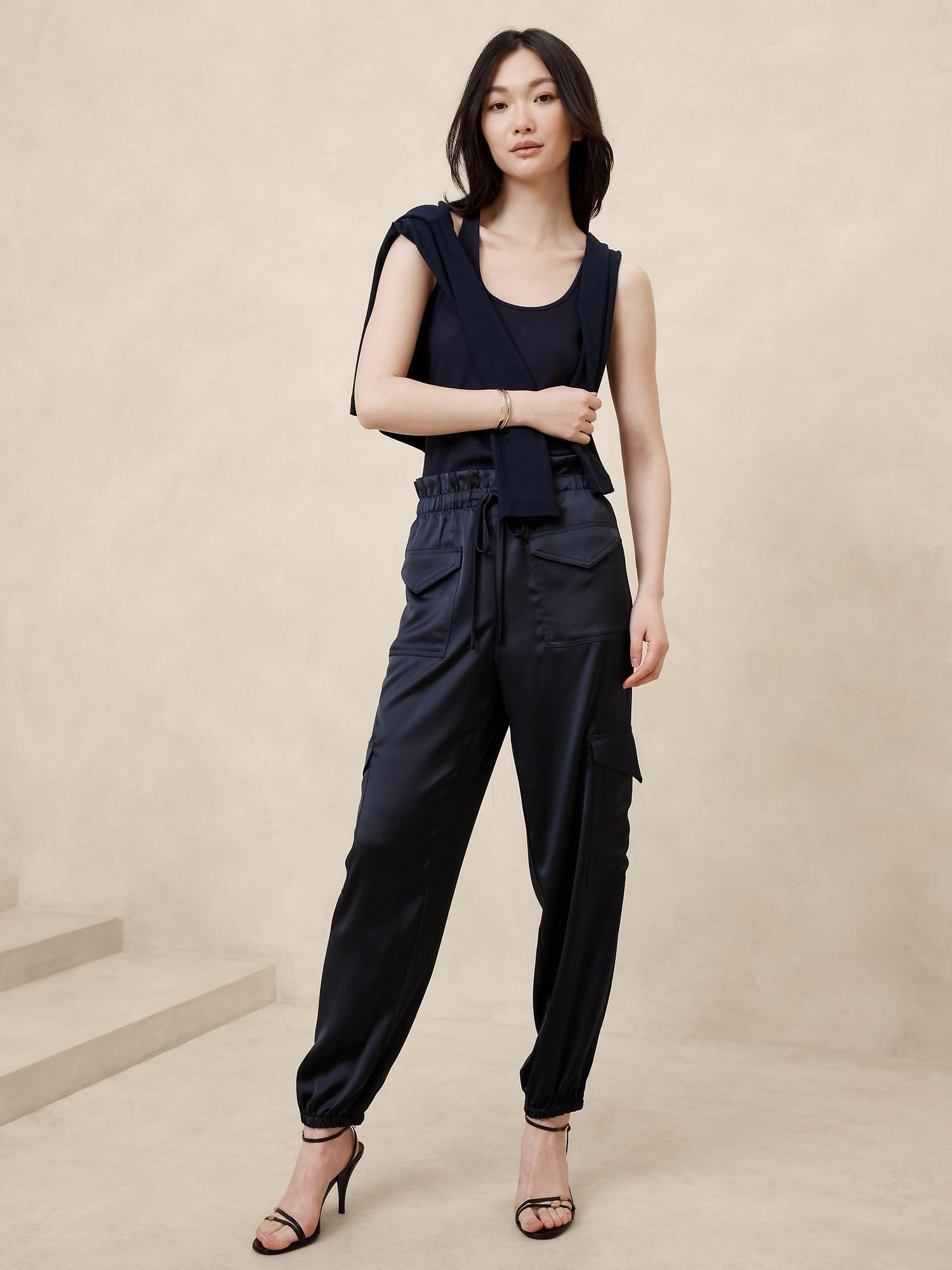 Satin Cargo Jogger Product Image