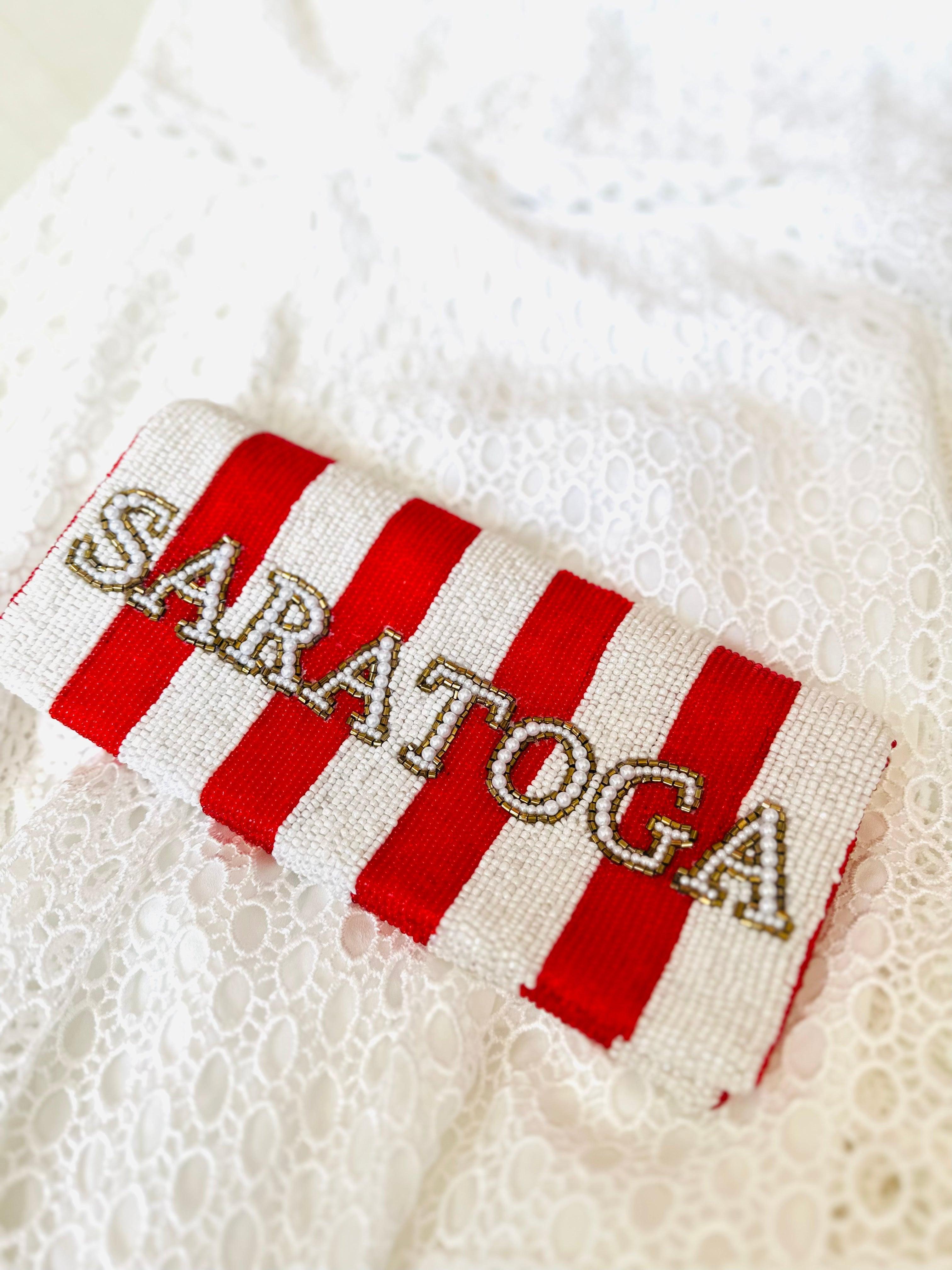 Saratoga Stripes Clutch Product Image