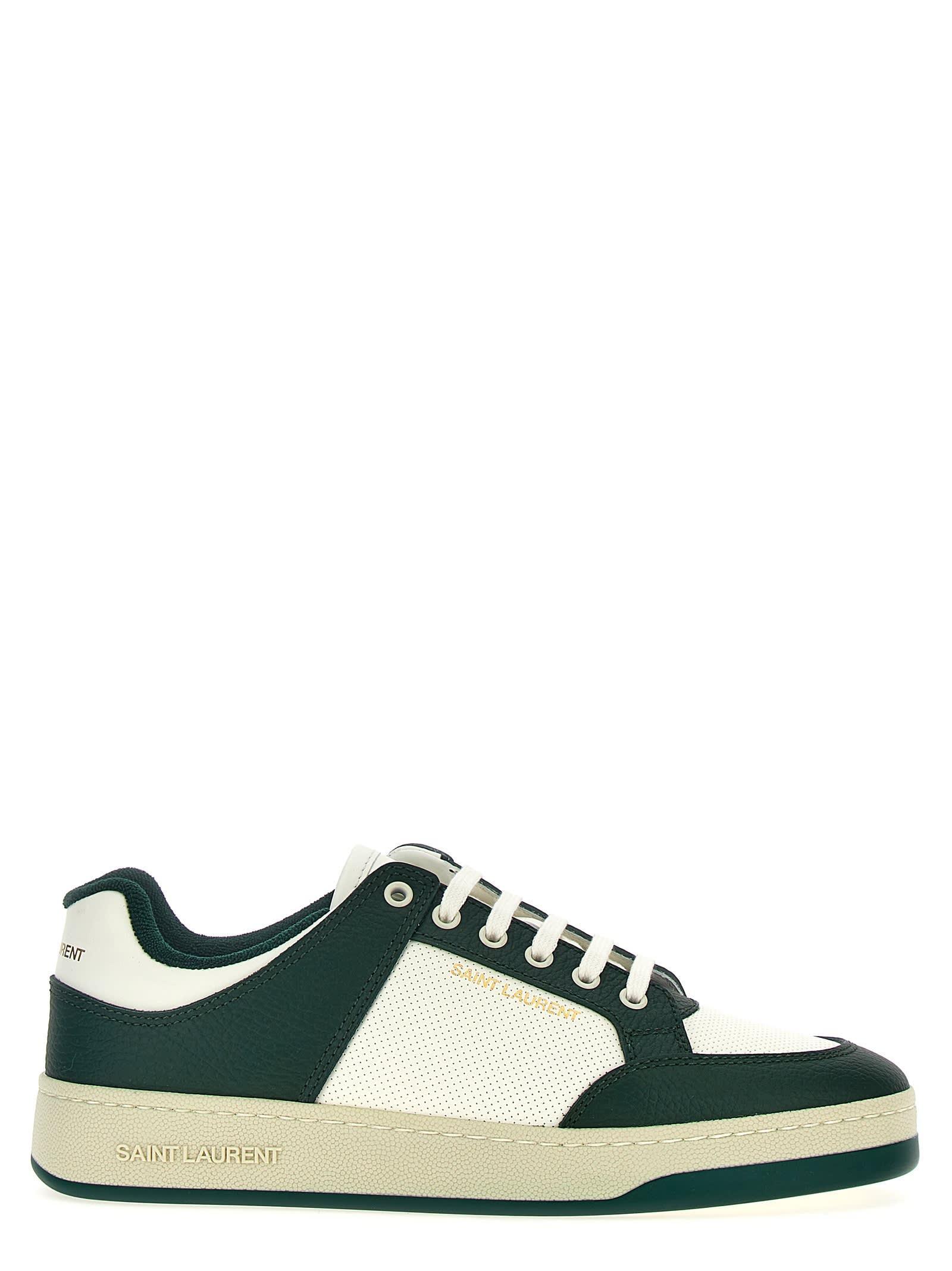 SAINT LAURENT Sneakers  Men Color Yellow Cream In Green Product Image