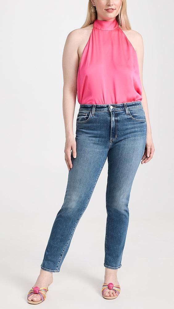 Favorite Daughter The Erin High Rise Straight Jeans | Shopbop Product Image