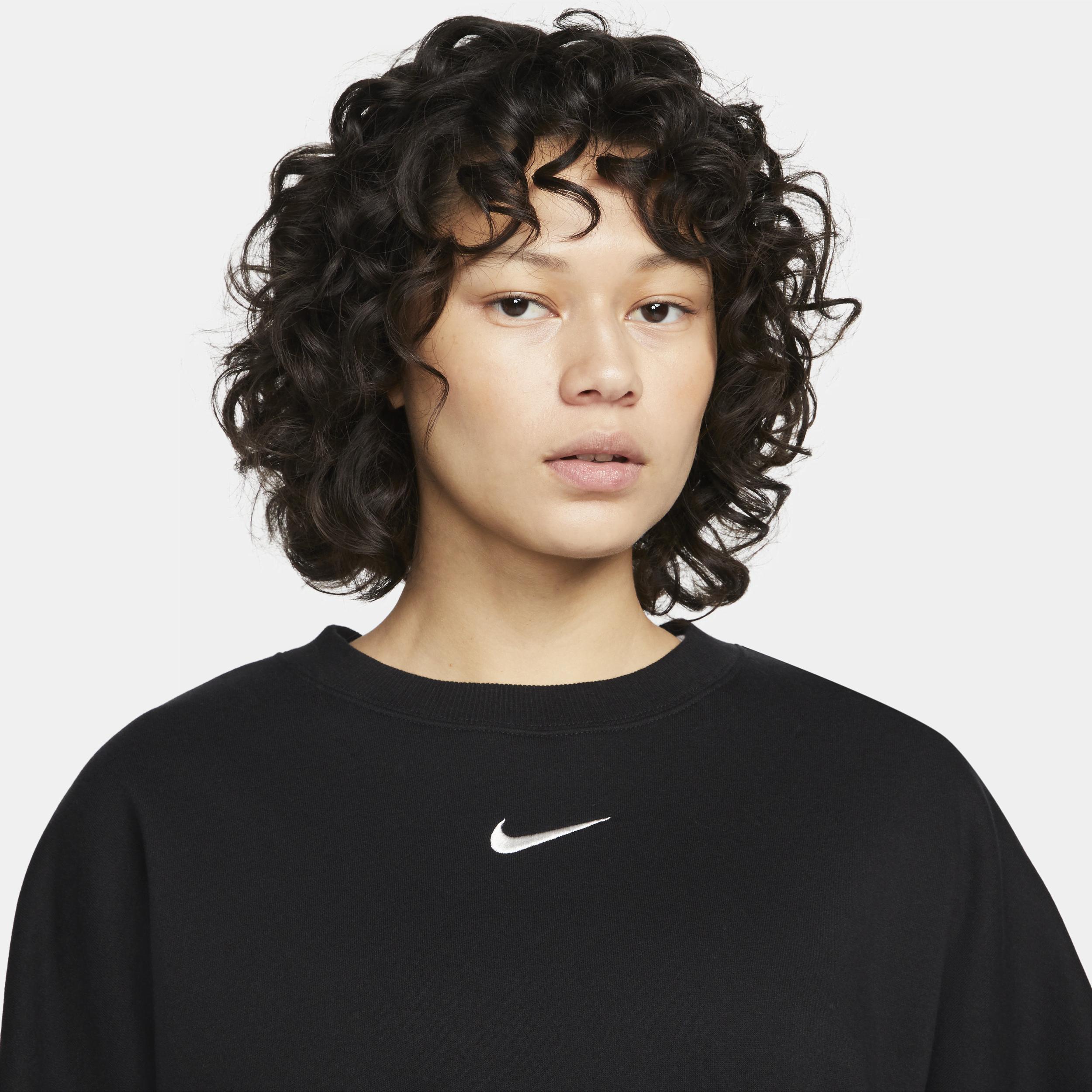 Nike Womens Nike NSW Style Fleece Crew OOS - Womens Product Image