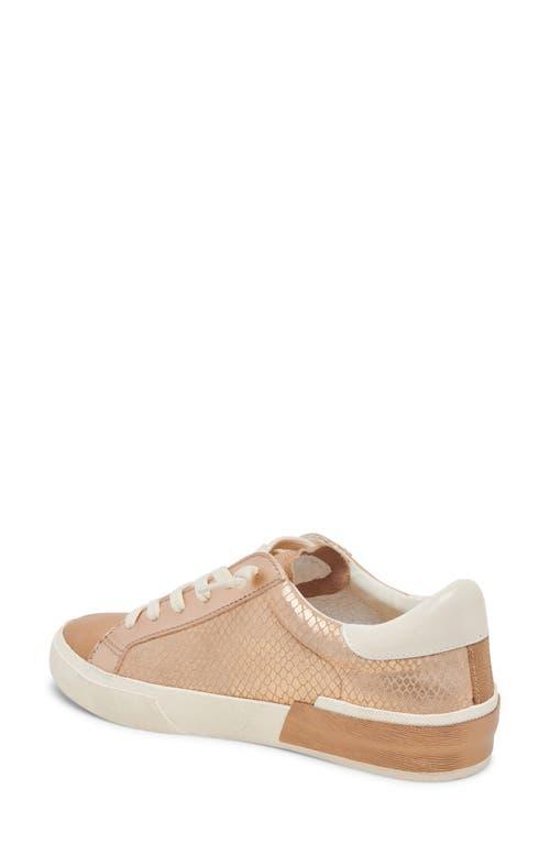 DOLCE VITA Zina Sneaker In Bronze Embossed Product Image