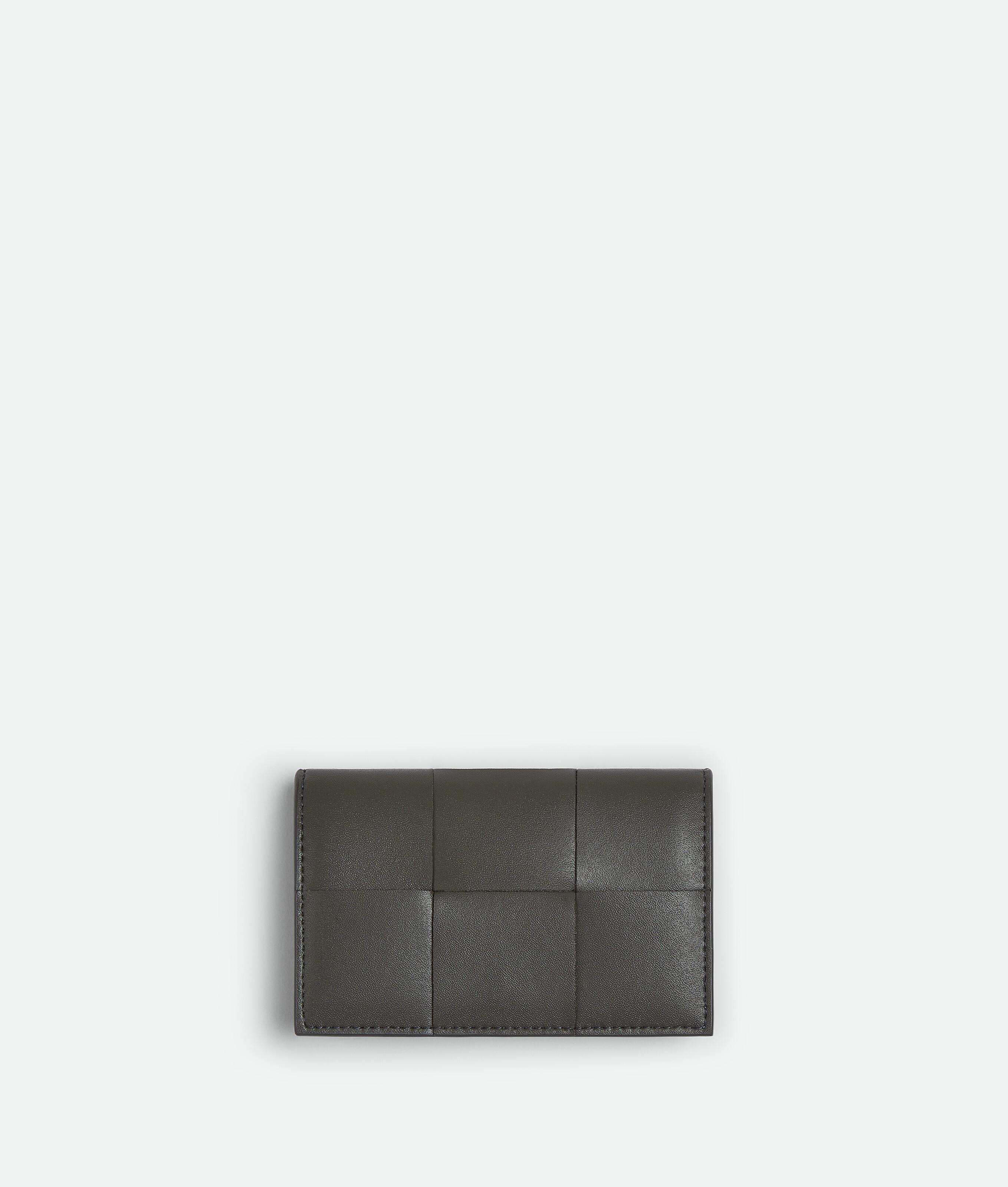 BOTTEGA VENETA Bottega  Veneta Cassette Slim Business Card Case In Grey Product Image