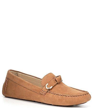 Cole Haan Womens Evelyn Leather Knot Drivers Product Image