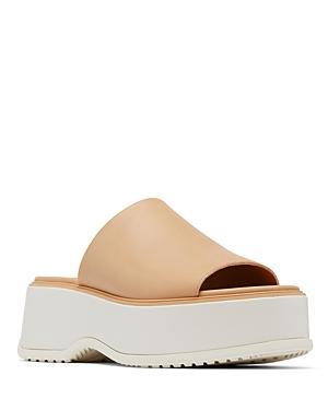 Dayspring Leather Platform Slide Sandals Product Image