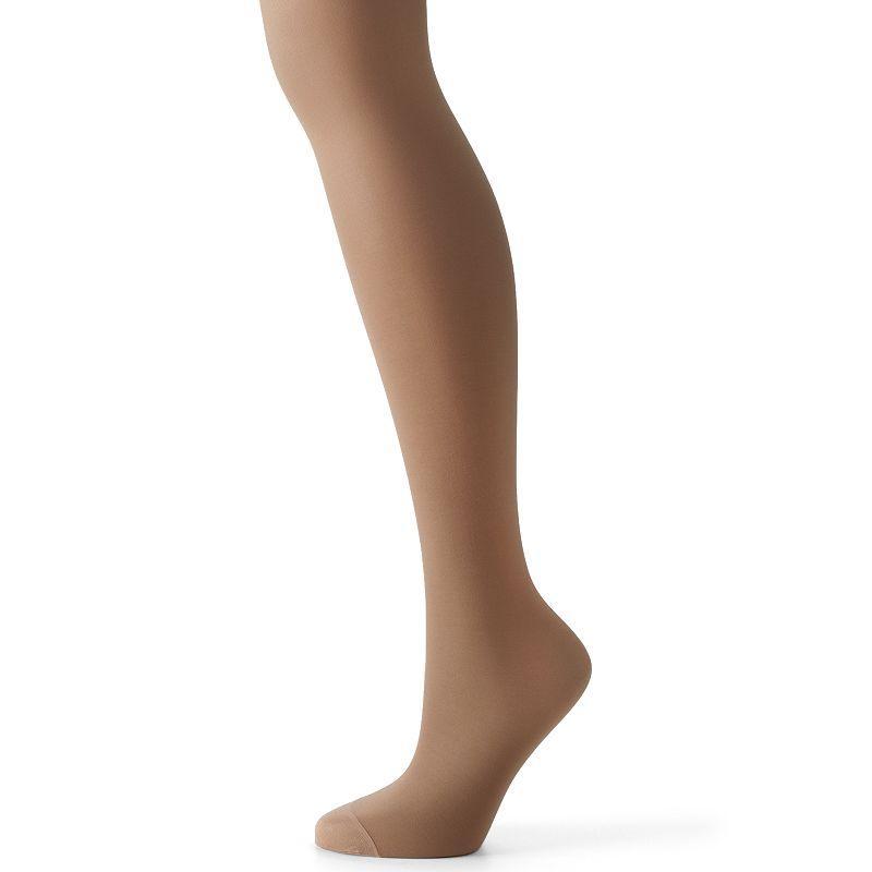 Hanes Alive Full Support Pantyhose with Control Top, Reinforced Toe Little Color F Womens Product Image