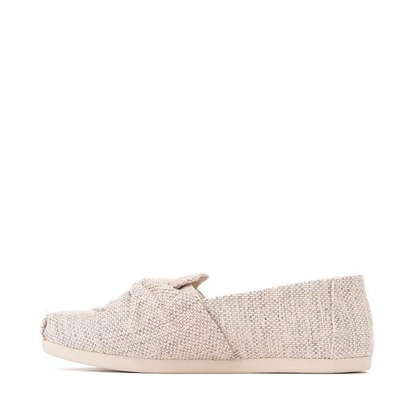 Womens TOMS Alpargata Knotted Slip-On Casual Shoe - Fog Product Image