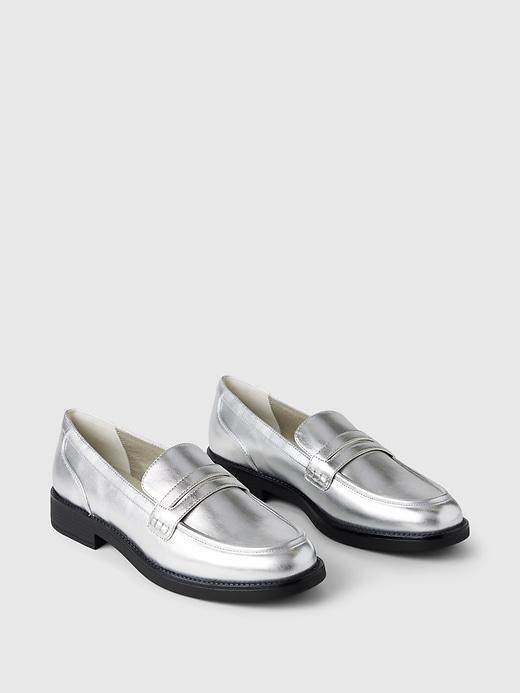 Vegan Leather Loafers Product Image