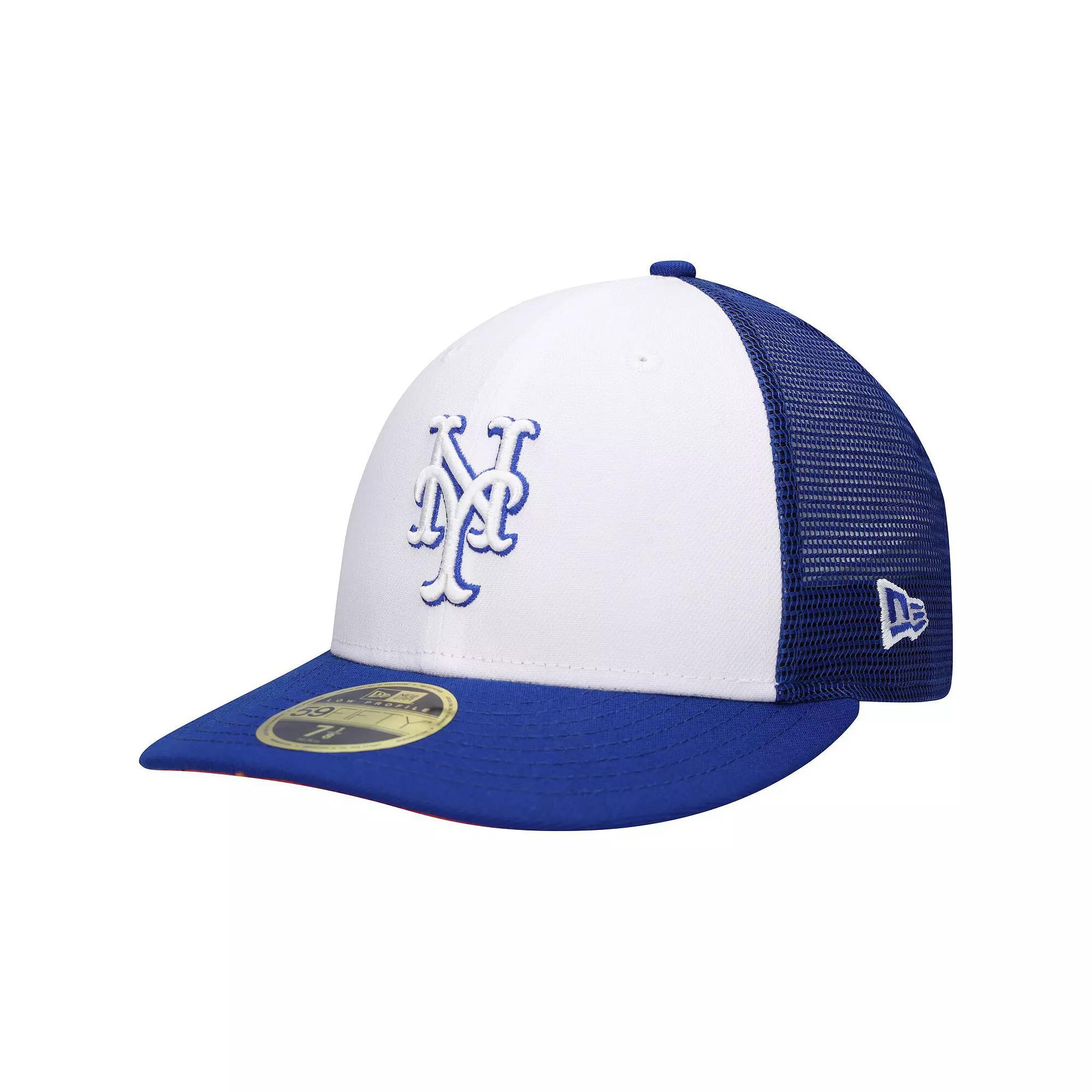 Men's New Era  Royal/White New York Mets 2023 On-Field Batting Practice Low Profile 59FIFTY Fitted Hat, Size: 7 Product Image