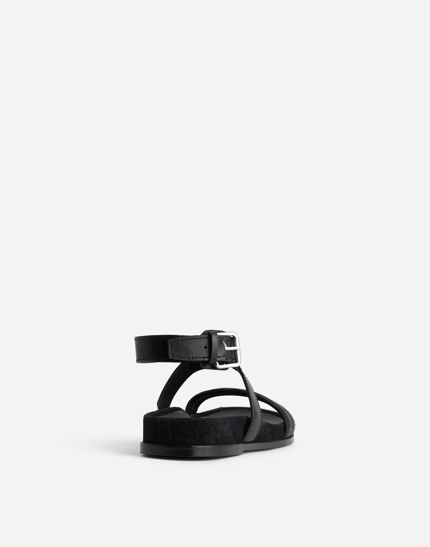 The Caro Ankle-Wrap Sandals Product Image