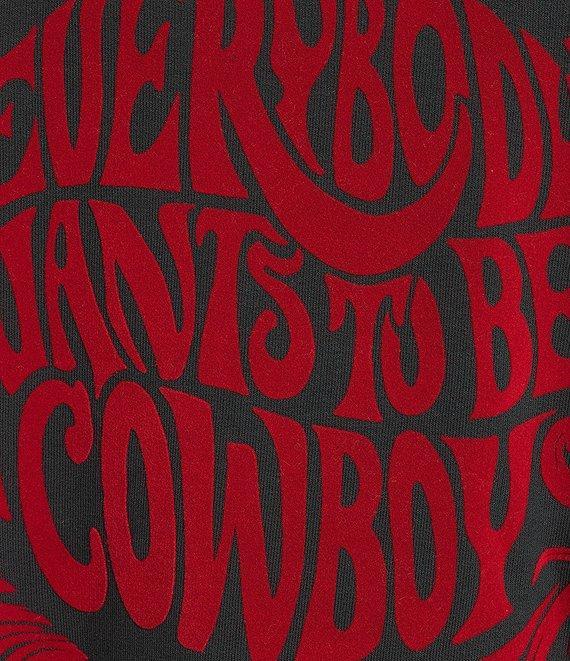 Wrangler® Long Sleeve Crew Neck Everybody Wants To Be A Cowboy T-Shirt Product Image