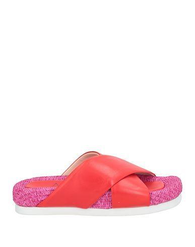 AGL ATTILIO GIUSTI LEOMBRUNI Agl Woman Espadrilles Tomato Red Size 7 Leather Product Image