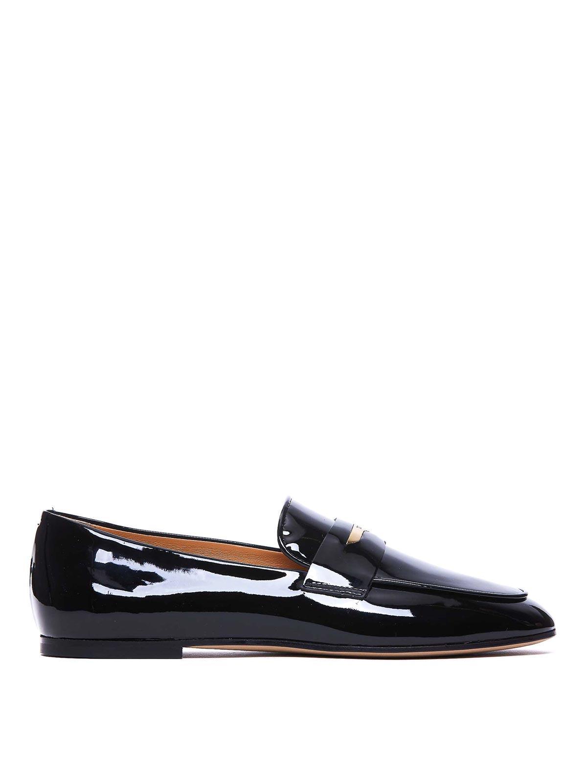 TOD'S Patent Leather Loafers In Negro Product Image