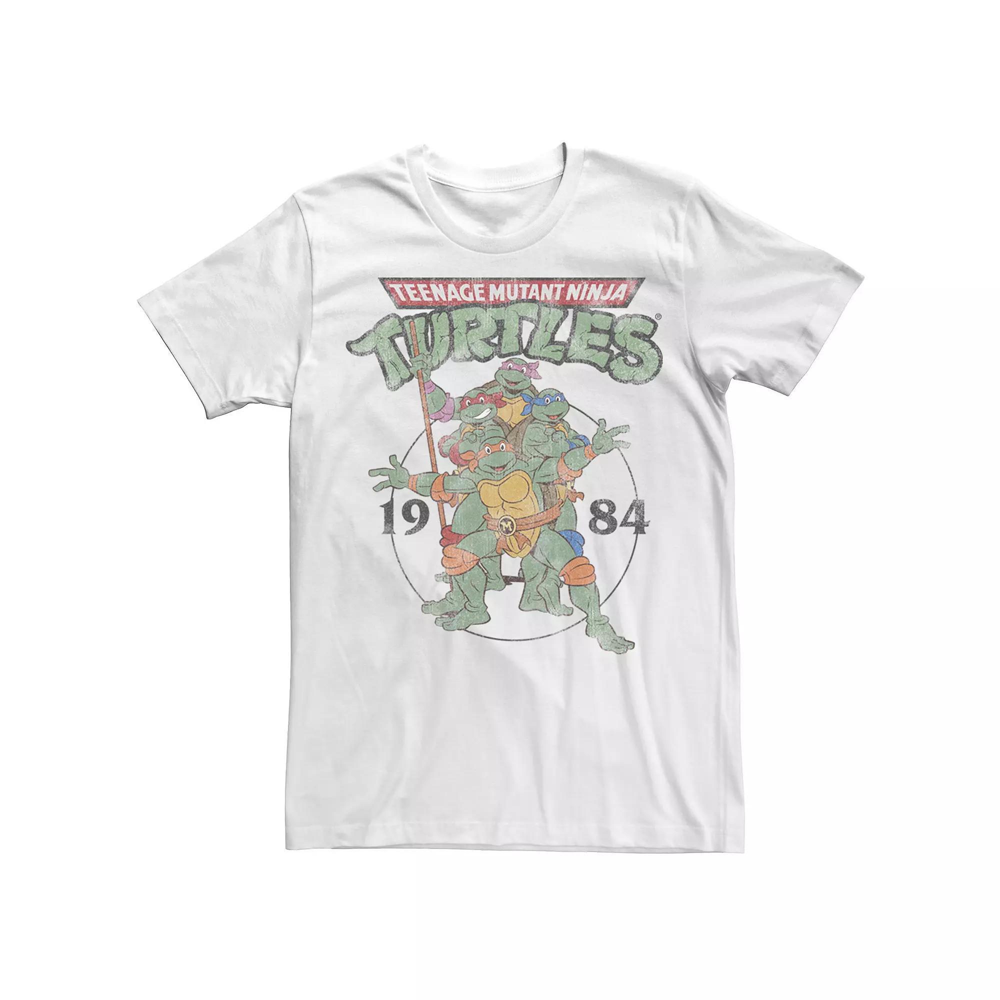 Men's Nickelodeon Teenage Mutant Ninja Turtles Elite Group Est. 1984 Graphic Tee, Size: XS, White Product Image