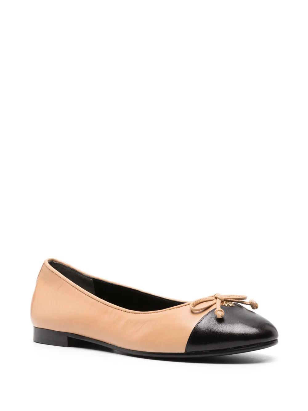 cap-toe ballerina shoes Product Image