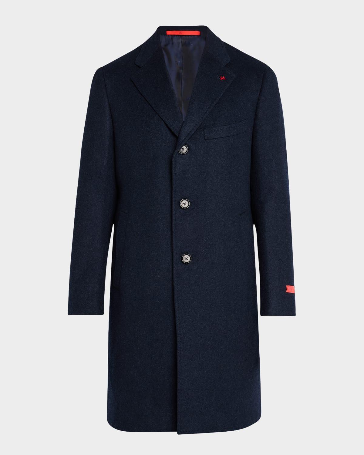 Mens Double-Face Cashmere Topcoat Product Image
