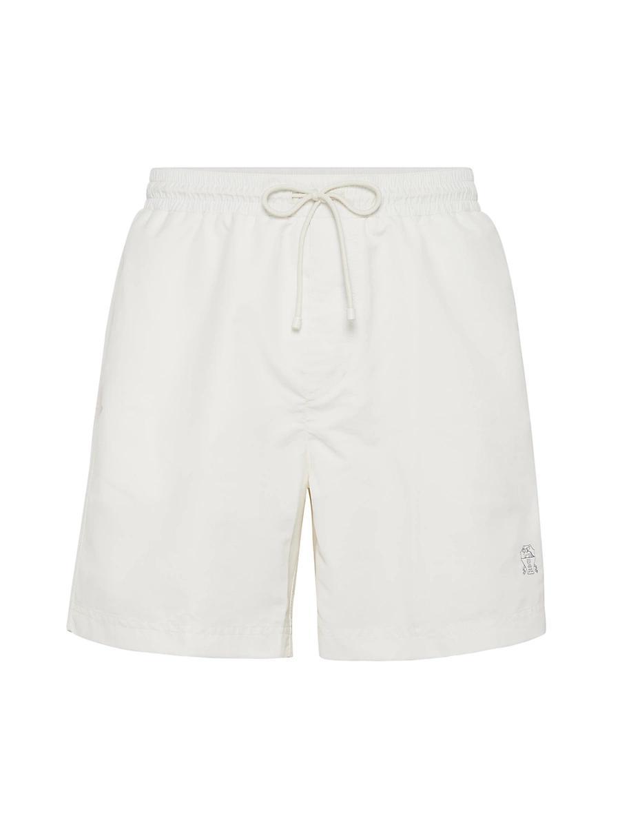 Mens Solid Swim Trunks Product Image