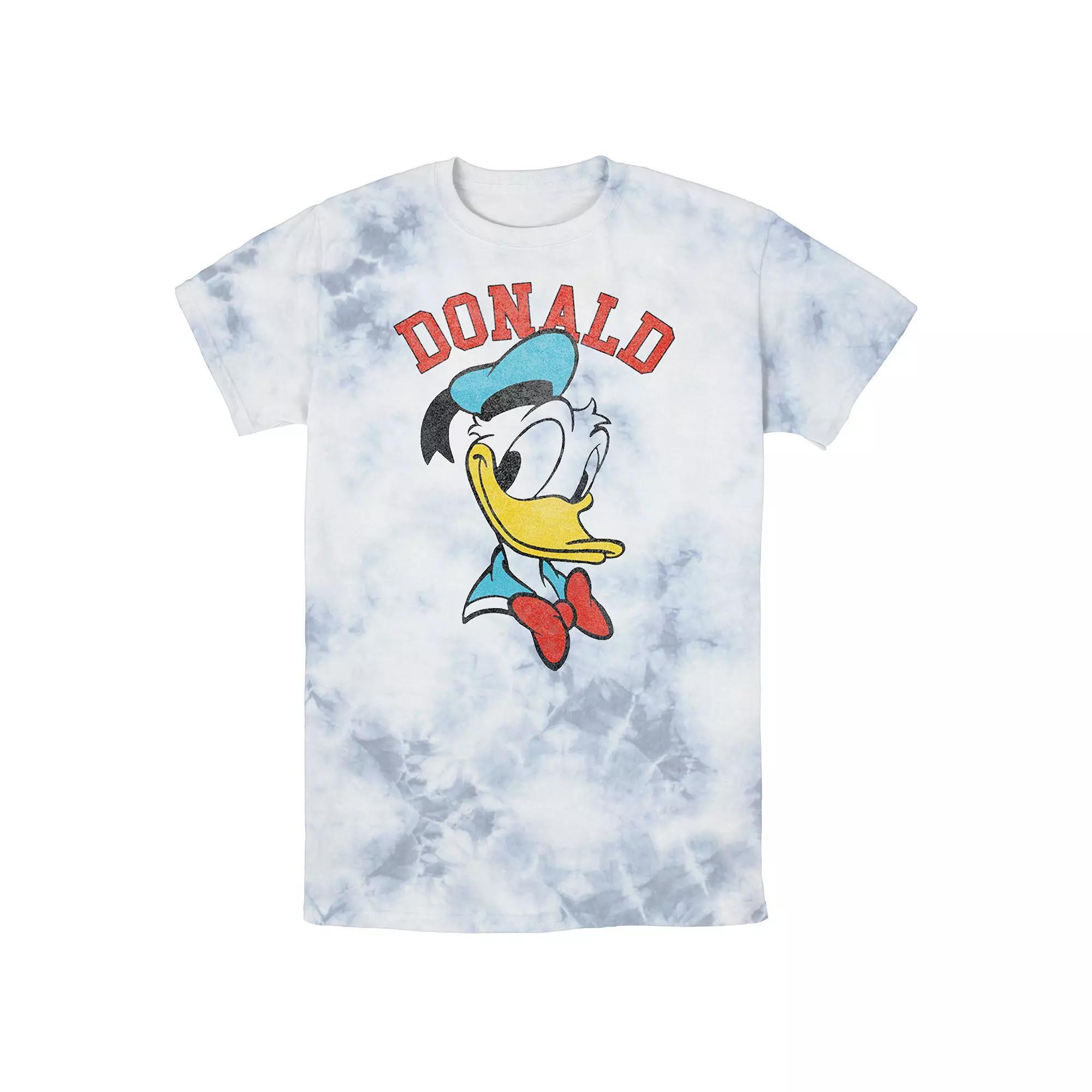 Men's Disney Mickey And Friends Donald Duck Happy Big Face Wash Tee,  Product Image