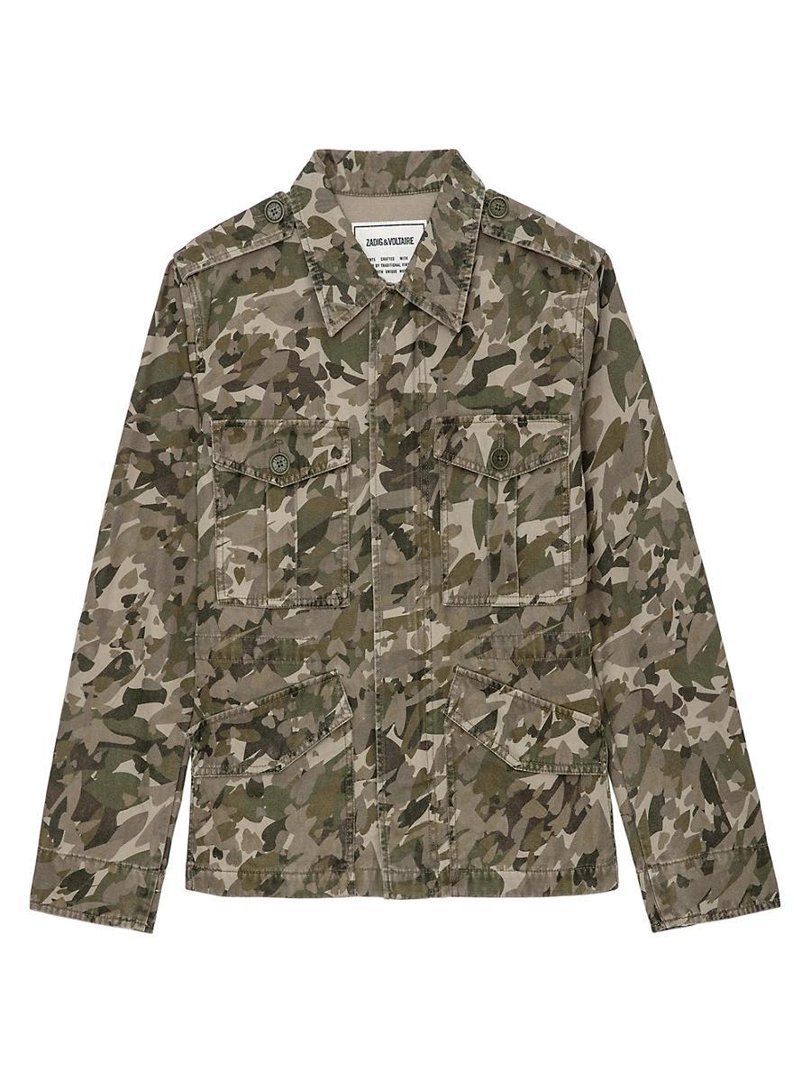 Womens Krisa Camouflage Utility Jacket Product Image