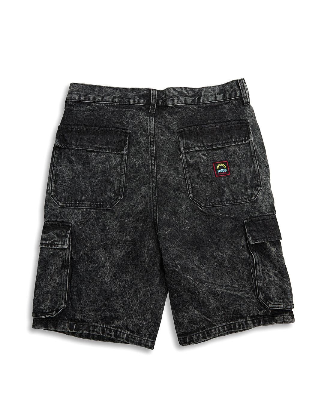 Burly Cargo Short - Mid Black Product Image