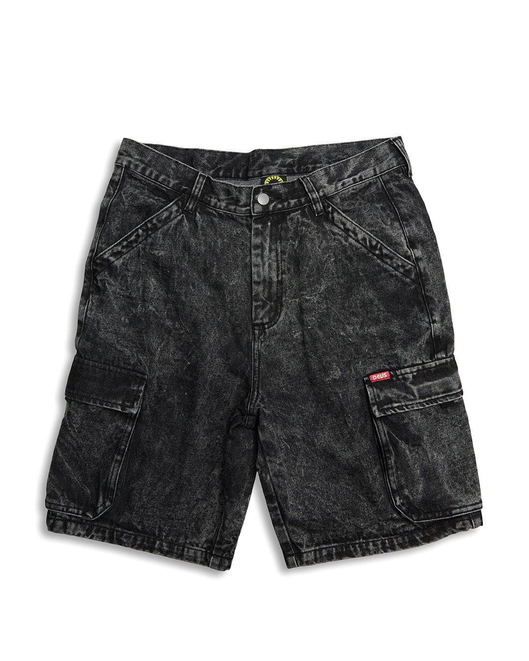 Burly Cargo Short - Mid Black Product Image