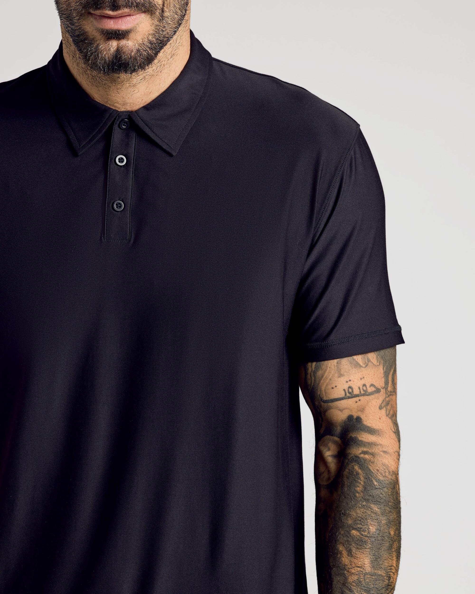 Black Active Polo 2.0 Product Image