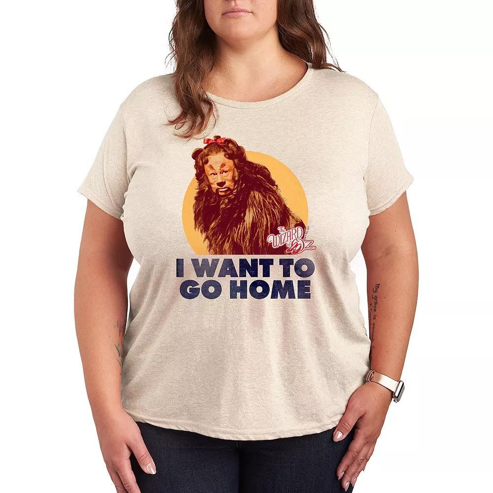 Plus The Wizard Of Oz Lion Home Graphic Tee, Women's,  Product Image